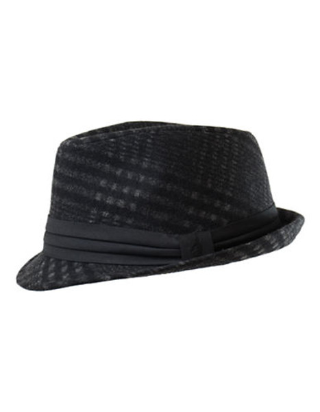 London Fog Fedora - Grey - Large