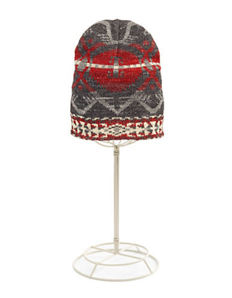 Denim & Supply Ralph Lauren Multicolour Patterned Beanie - Pink