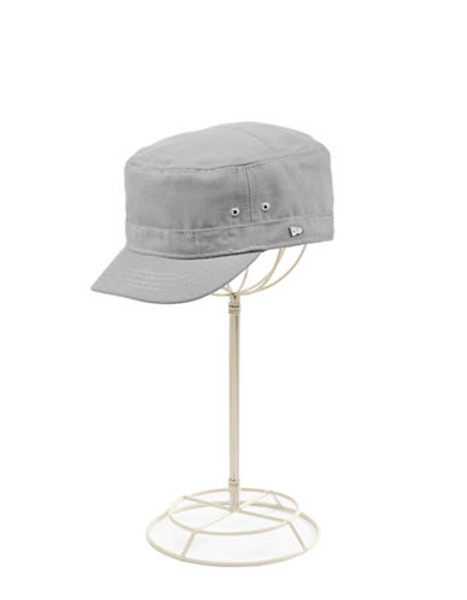 New Era Delux Canvas Military Cap - Gray - Medium