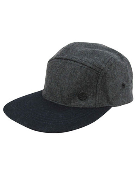 Brydon Five Panel Baseball Hat - Charc/Navy