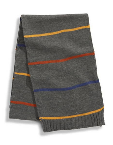 Tommy Hilfiger 3 Color Stripe Scarf - Grey