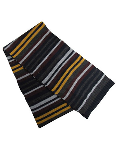 Brydon Stripe Scarf - Navy Combo