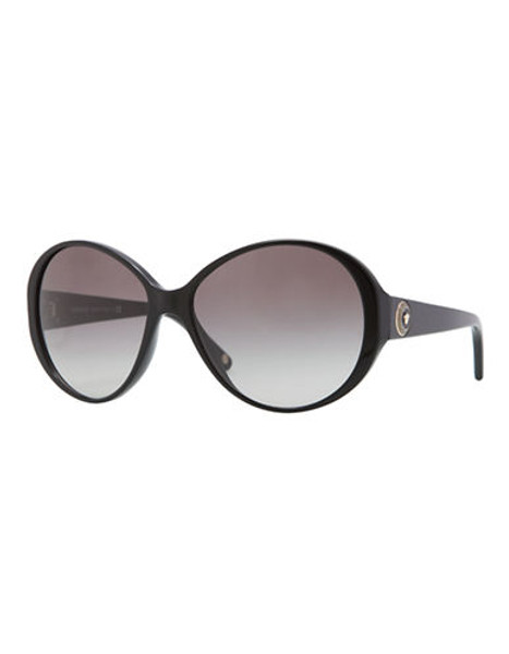 Versace Round Shape Sunglass - Black