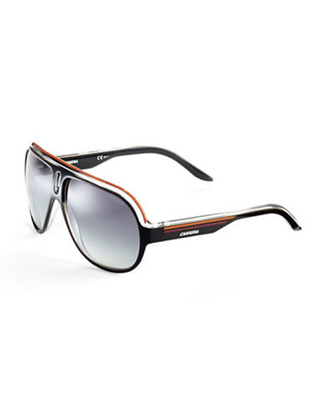 Carrera Speedway Plastic Aviator Sunglasses - Grey