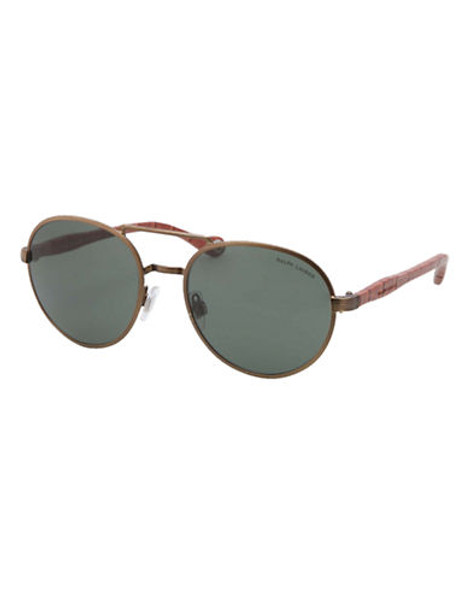 Polo Ralph Lauren Metal Sunglasses - Bronze Gold