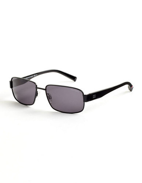 Tommy Hilfiger Square Frame Sunglasses - Black