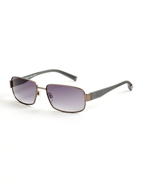 Tommy Hilfiger Square Frame Sunglasses - Charcoal