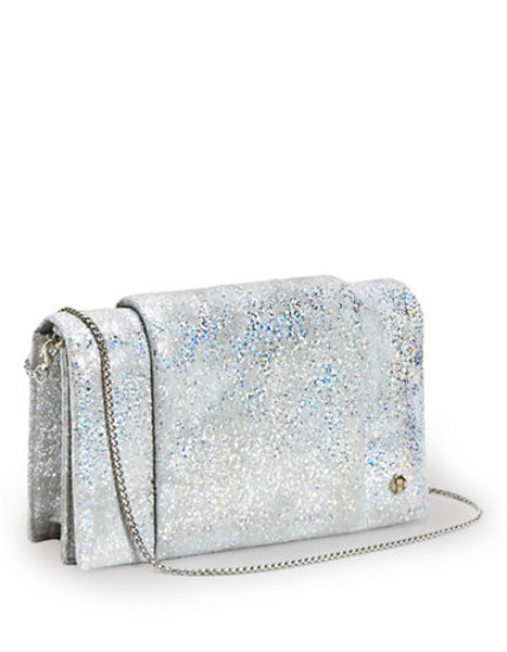 Halston Heritage Convertible Chain Wallet - SILVER