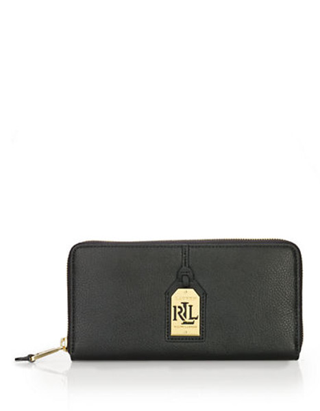 Lauren Ralph Lauren Aiden Zip Wallet - Black