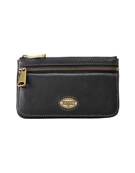 Fossil Explorer Flap Clutch - Black