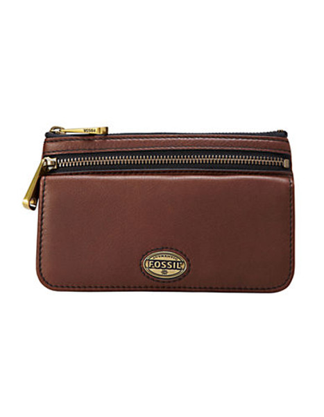 Fossil Explorer Clutch - Brown