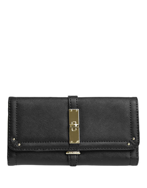 Nine West Textured Takedown Wallet - BLACK