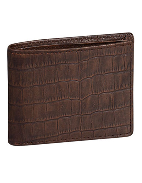 Swiss Wenger Slim Billfold Wallet - Brown