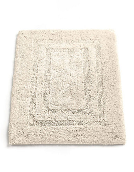 "Hotel Collection Reversible Bathmat 18""x25"" - Ivory - Large"