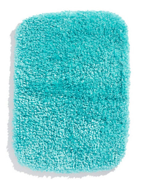 Distinctly Home Shag Bath Mat - Turquoise