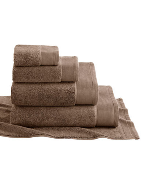 Glucksteinhome Microcotton Bath Towel - Taupe - 12X18