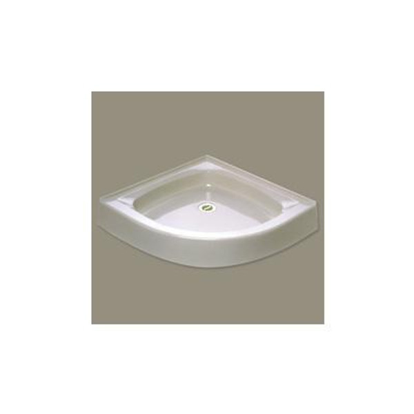 Sorrento 38 Inch Acrylic Round Front Shower Base