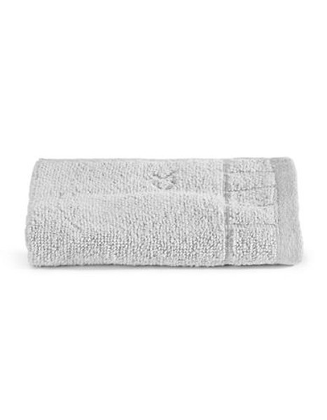 Calvin Klein Sculpted Grid Wash Cloth - Pebble - Wash Cloth