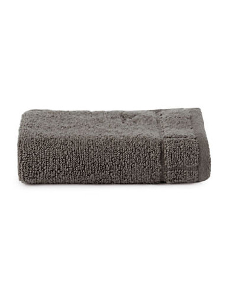 Calvin Klein Sculpted Grid Wash Cloth - Storm - Wash Cloth