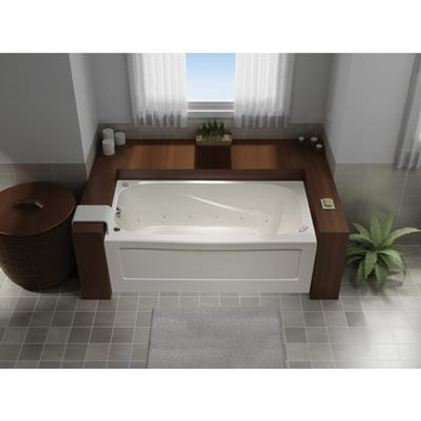 Tuscon 60 Inch X 32 Inch Skirted Acrylic Jet Air Tub- Right Hand