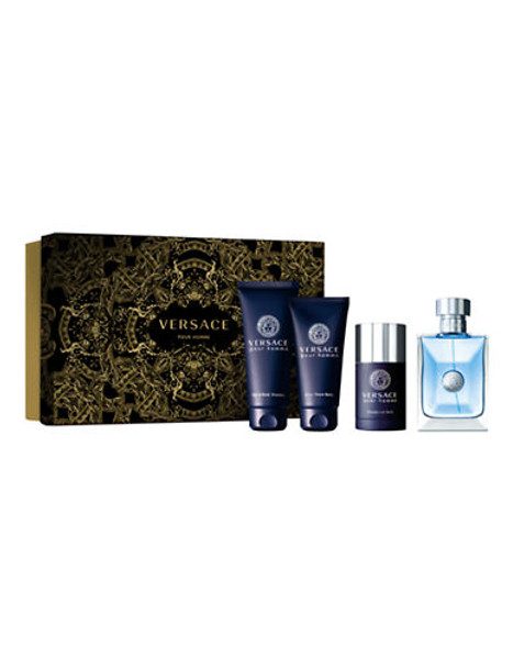 Versace Pour Homme 100 ml Eau de Toilette 4 Piece Gift Set - No Colour