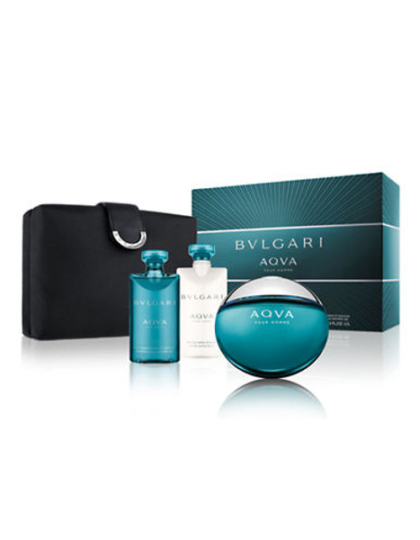 Bvlgari Aqva Men 4 Piece Gift Set - No Colour