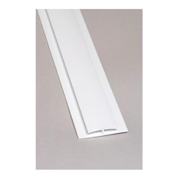 Divider Bar PVC White Moulding 8 Ft.