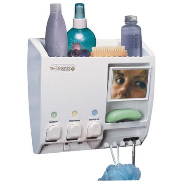 Ulti-Mate Dispenser III + Mirror (White)