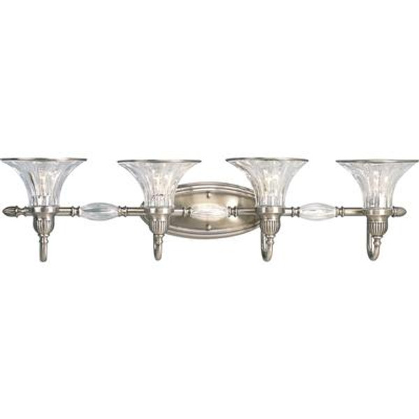 Roxbury Collection Classic Silver 4-light Wall Bracket