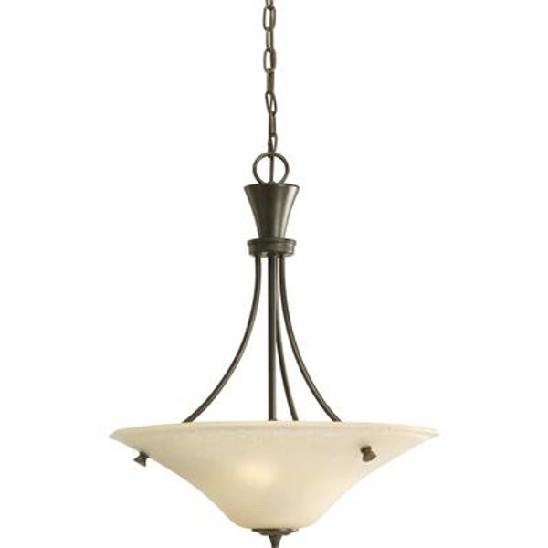 Cantata Collection Forged Bronze 3-light Foyer Pendant