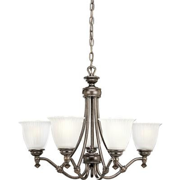 Renovations Collection Forged Bronze 5-light Chandelier