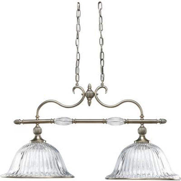 Roxbury Collection Classic Silver 2-light Chandelier