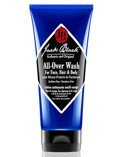 Jack Black All-Over Wash for Face, Hair & Body with Wheat Protein & Panthenol - No Colour