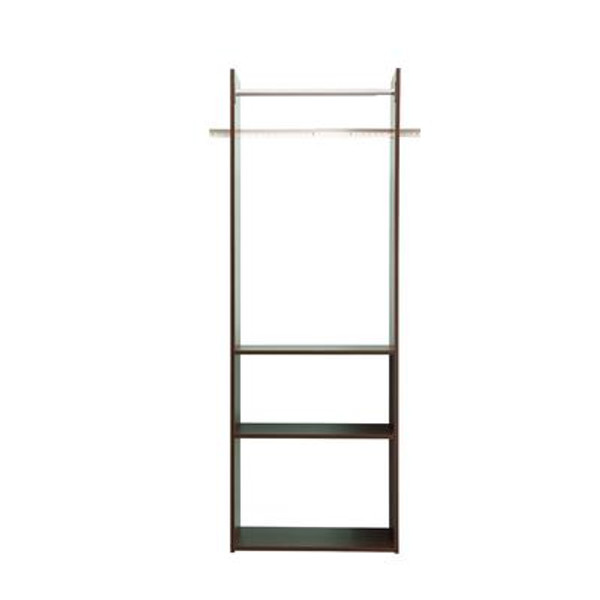 25 Inch Hanging Starter Closet &#150; Espresso