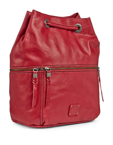 The Sak Camino Drawstring Convertible Backpack - Red