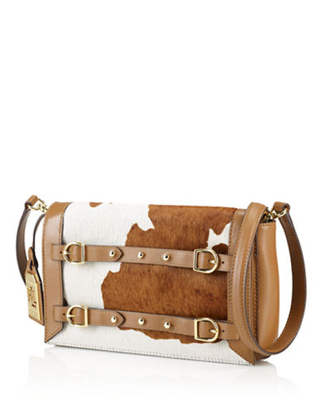 Lauren Ralph Lauren Lorna Convertible Clutch - Pony/Saddle