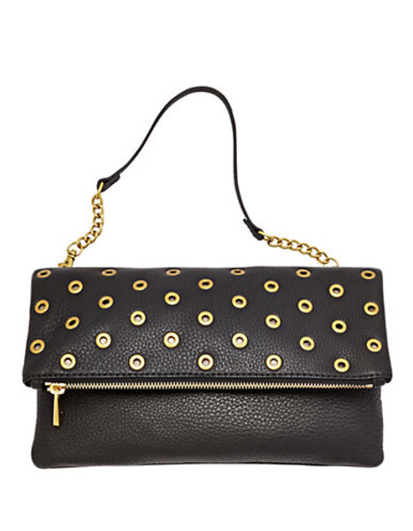 Fossil Erin Foldover Clutch - Black