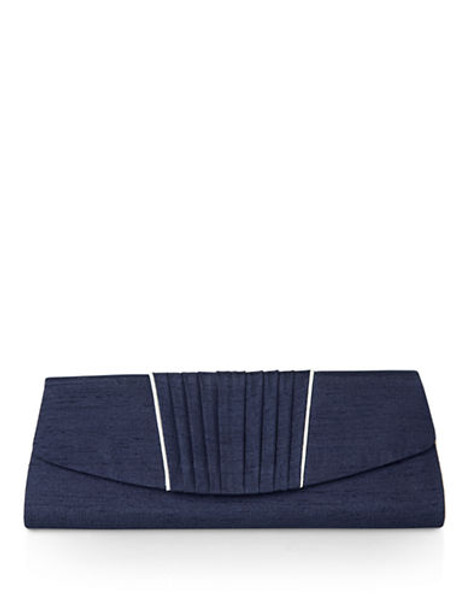 Jacques Vert Midnight Pleat Trim Bag - Navy