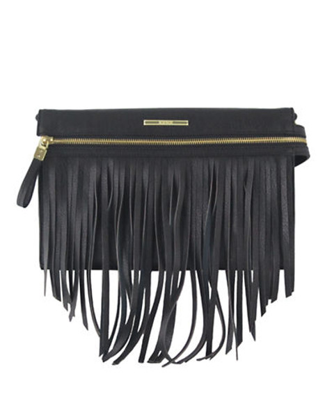 Nine West Saddle Up Clutch Mini Bag - Black