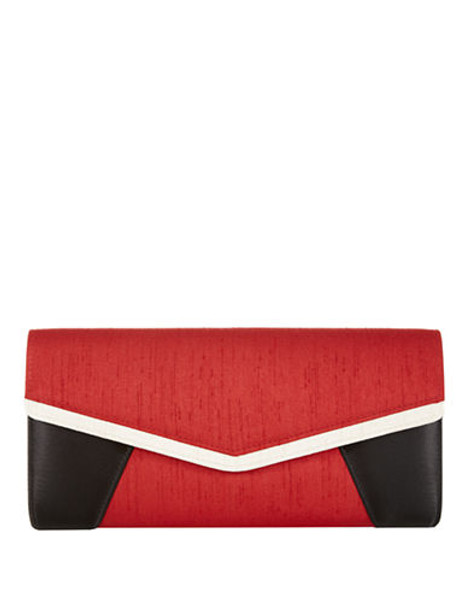 Jacques Vert Three Colour Bag - Red