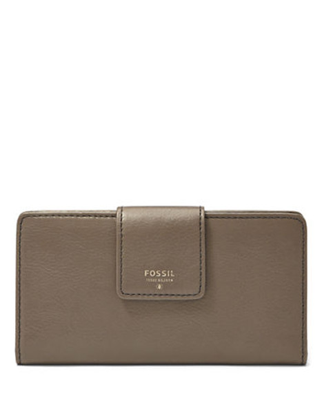 Fossil Sydney Tab Clutch - Mushroom