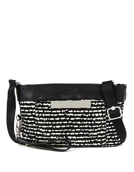 Kipling Carlisa Mini Bag - Black/White