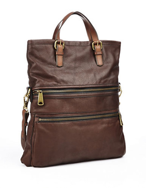 Fossil Explorer Tote - Espresso