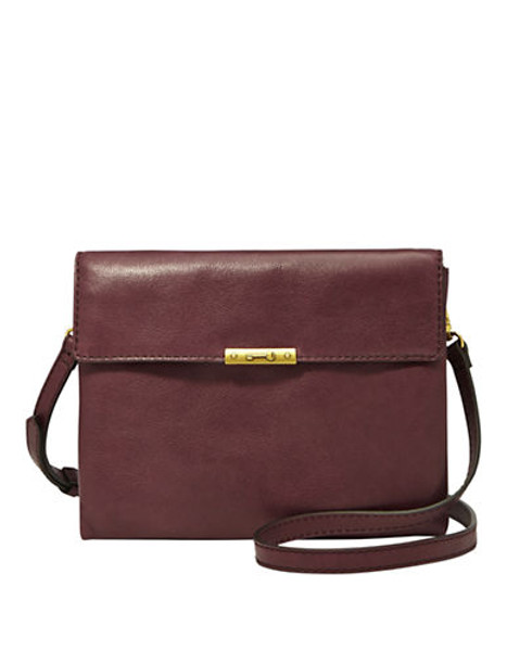 Fossil Knox Crossbody - Purple