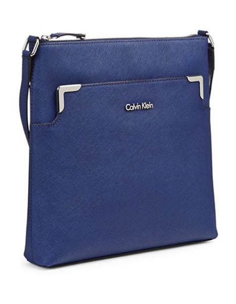 Calvin Klein On My Corner Messenger Bag - Blue