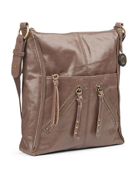 The Sak Iris Zipper Crossbody - Beige