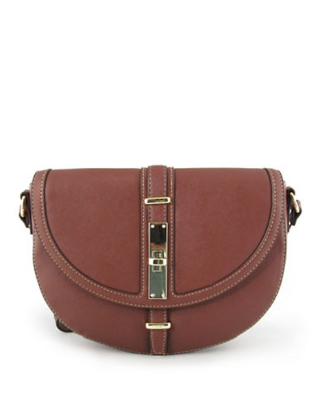 Nine West Texture Takedown Small Crossbody - NUTELLA