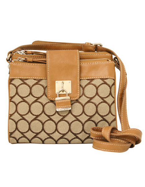 Nine West 9 Jacquard Small Crossbody - Brown