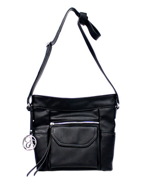 Jessica Simpson Carly Bucket Crossbody - Black