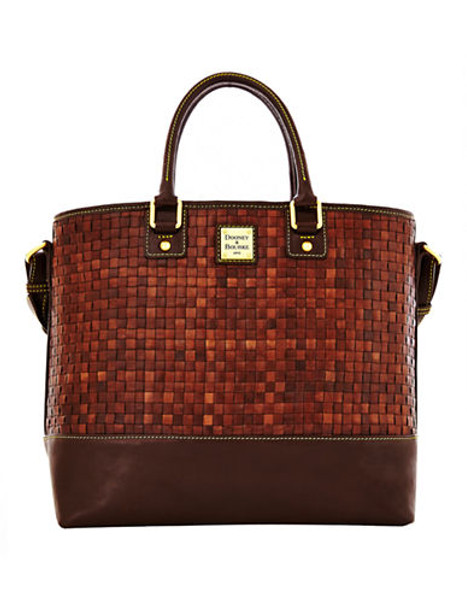 Dooney & Bourke Woven Shopper - Coffee